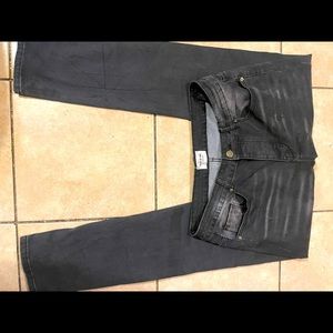 fear of god denim jeans. black.